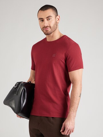 BOSS Shirt 'Tales' in Rood: voorkant