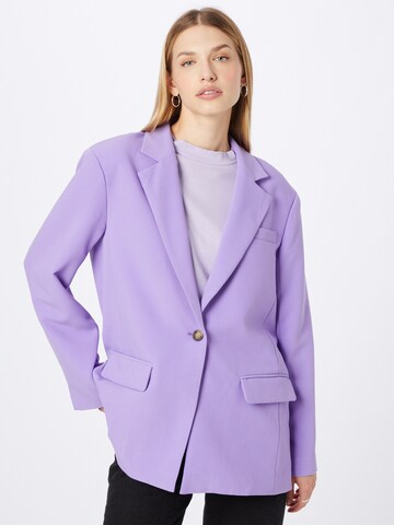 Blazer MSCH COPENHAGEN en violet : devant