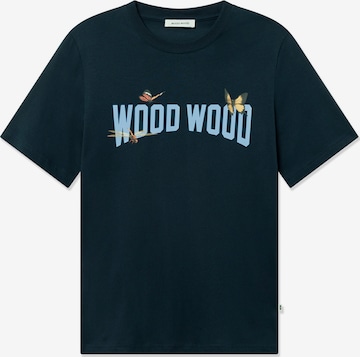 mėlyna WOOD WOOD Marškinėliai 'WWBobby': priekis
