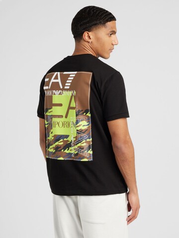 EA7 Emporio Armani - Camiseta en negro