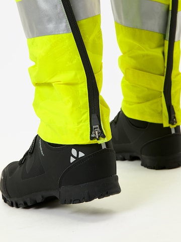 VAUDE Regular Outdoor trousers 'Luminum Rain' in Yellow