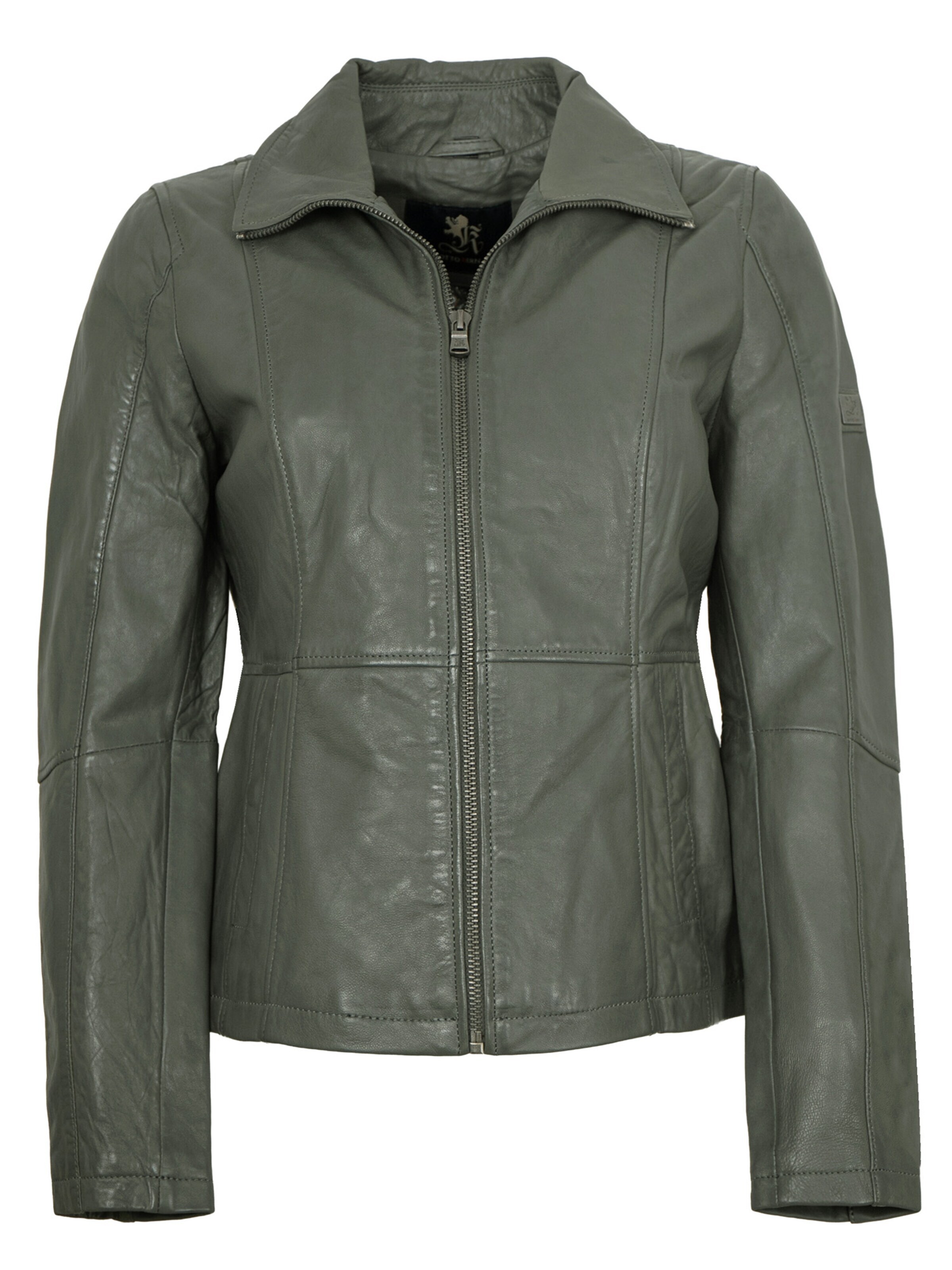 OTTO KERN Between-Season Jacket 'Lotta' in Green: front