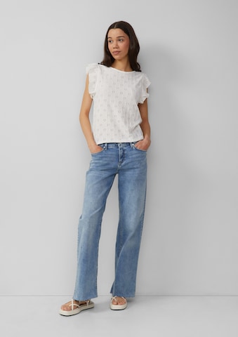 T-shirt QS en blanc