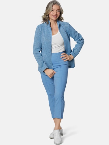 Goldner Fleece jas in Blauw