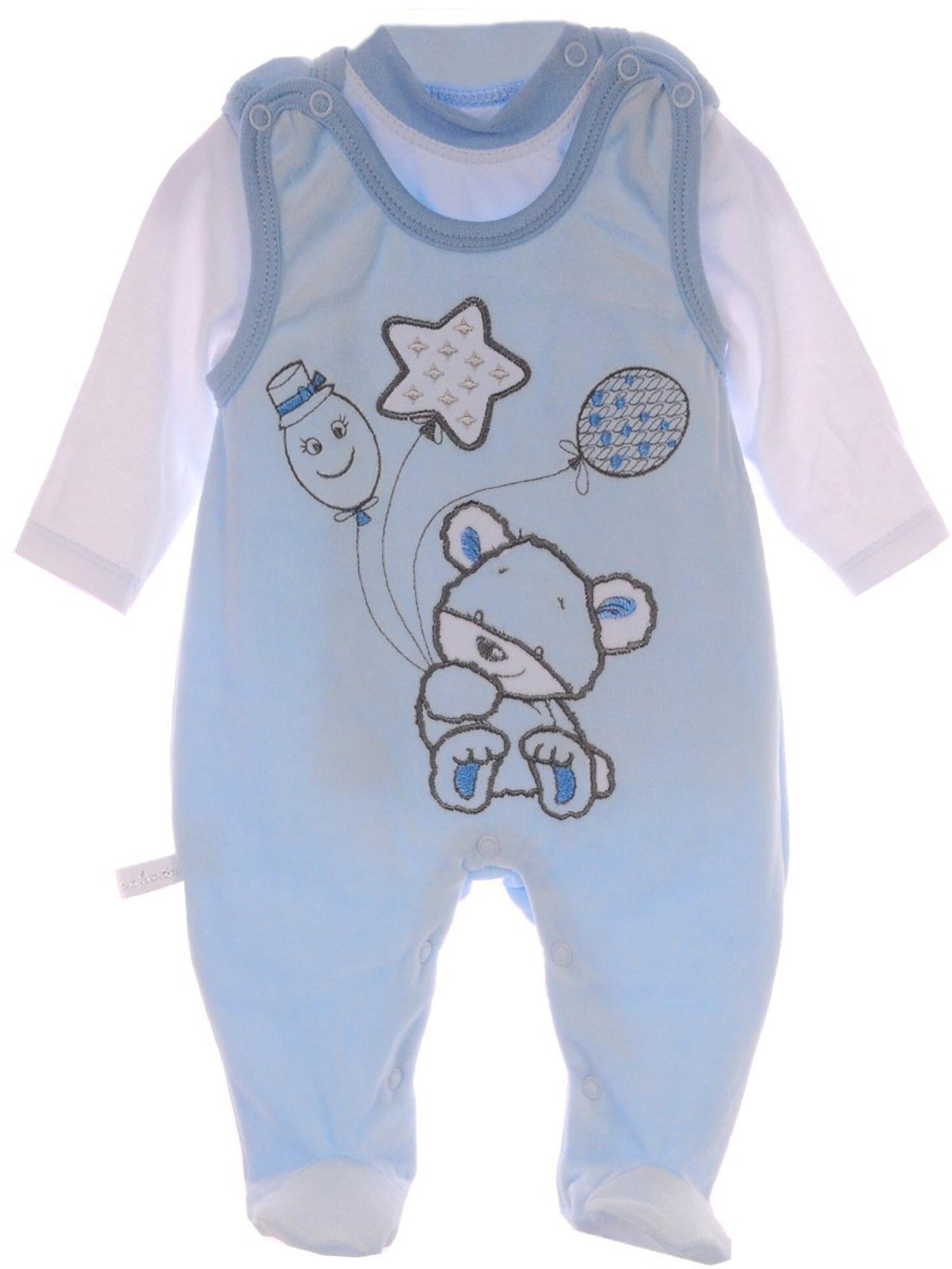 La Bortini Set in Blue: front