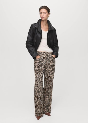 MANGO Tapered Jeans in Braun