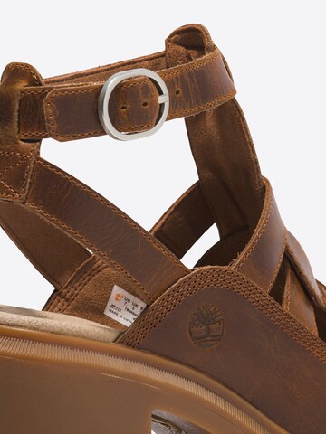 TIMBERLAND - Sandália 'Allington' em castanho