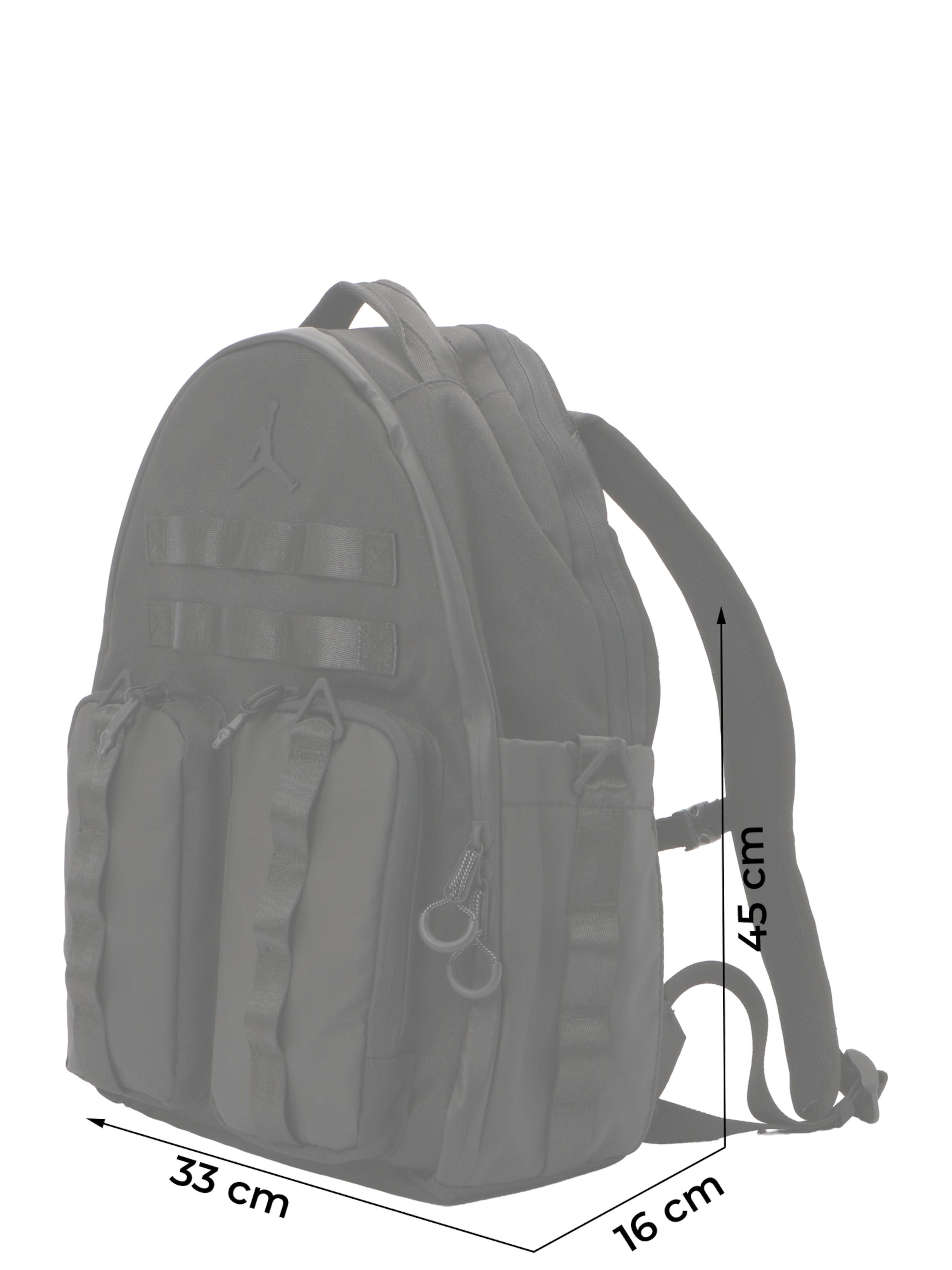 Jordan Plecak w kolorze czarny