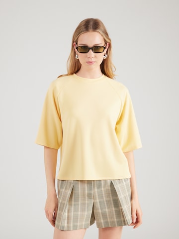 ABOUT YOU Μπλουζάκι 'Svea' σε κίτρινο: μπροστά