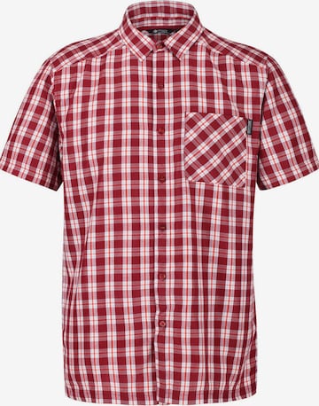 REGATTA Regular fit Athletic Button Up Shirt 'Mindano V' in Red: front