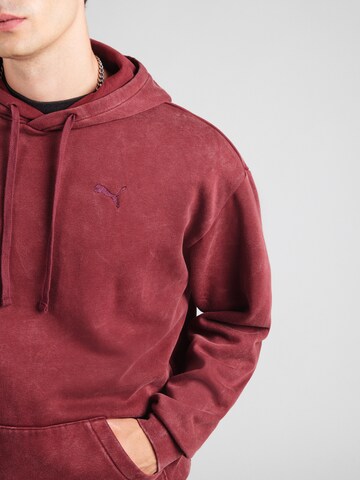 PUMA Sweatshirt 'ESS ELEVATED' i rød