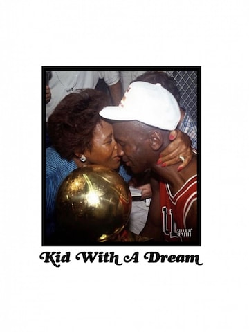 T-Shirt 'MJ - KID WITH A DREAM' ATELIER OF FAITH en blanc