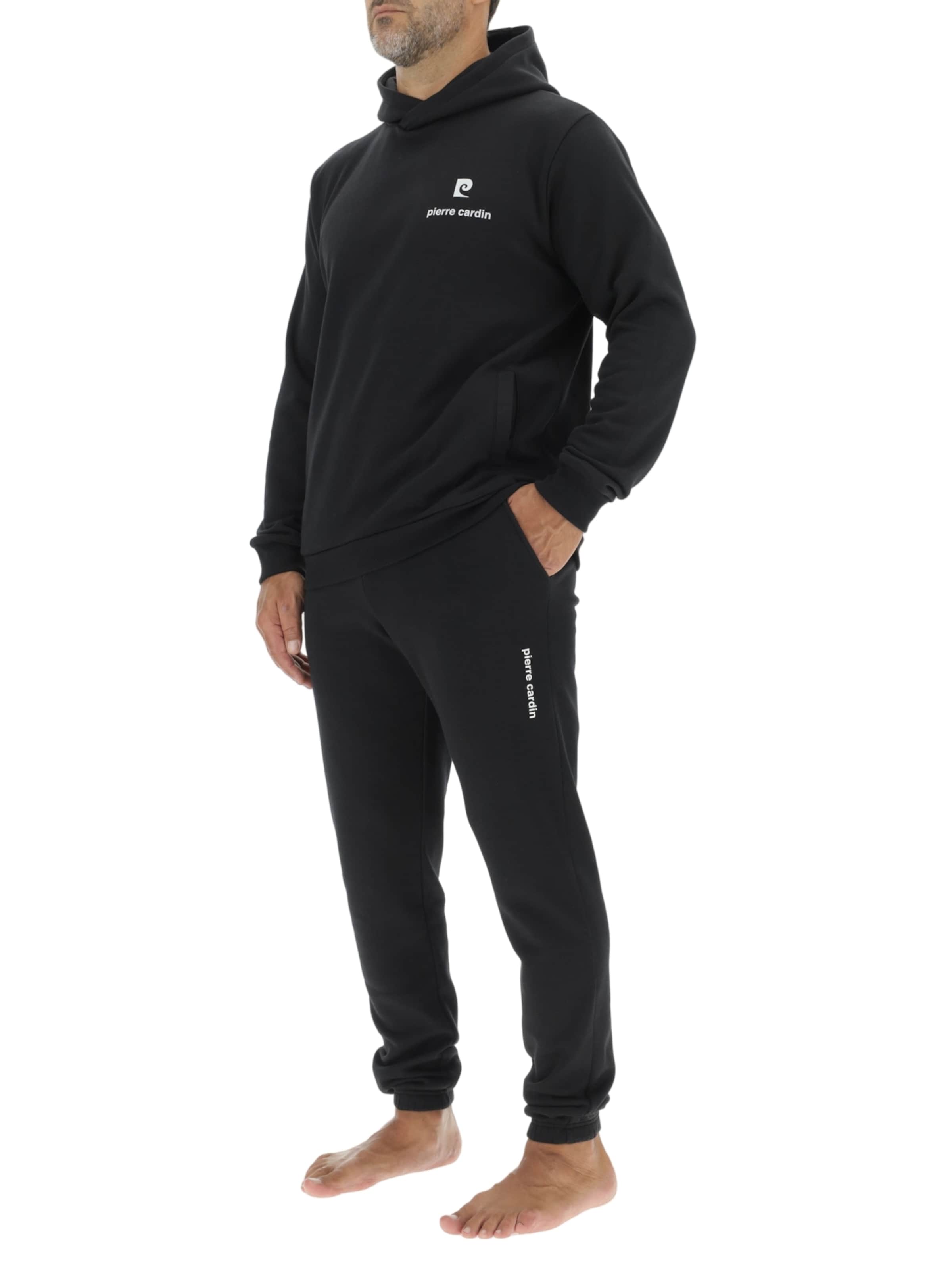 Regular Pantalon de sport PIERRE CARDIN en noir