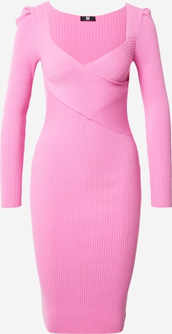Riani Gebreide jurk in Roze: voorkant