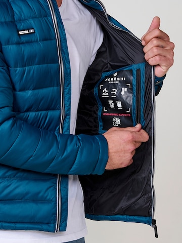 KOROSHI Between-season jacket in Blue