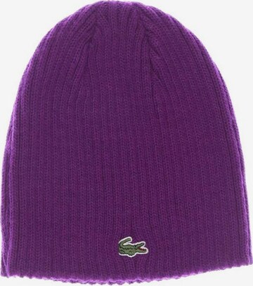 LACOSTE Hat & Cap in One size in Purple: front