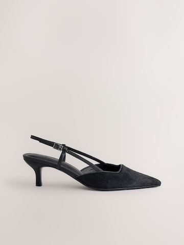 melns Next Vaļējas augstpapēžu kurpes 'Forever Comfort'