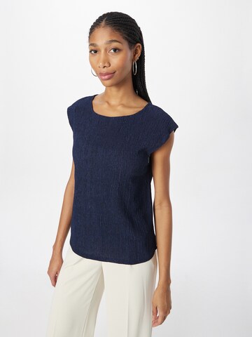 rosemunde - Blusa en azul: frente