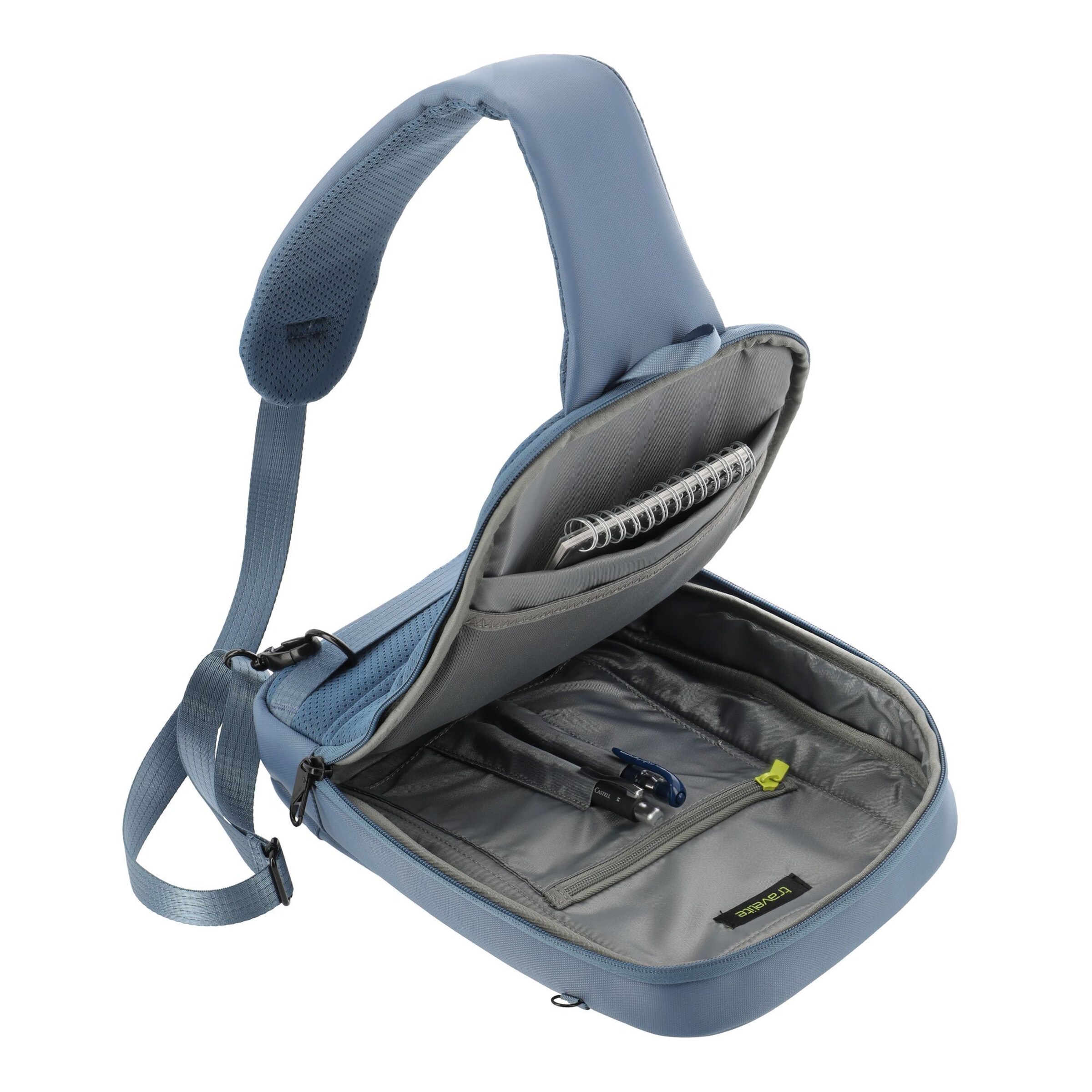 TRAVELITE Crossbody bag 'Workfloow' in Grey