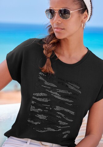 LASCANA Shirt in Black