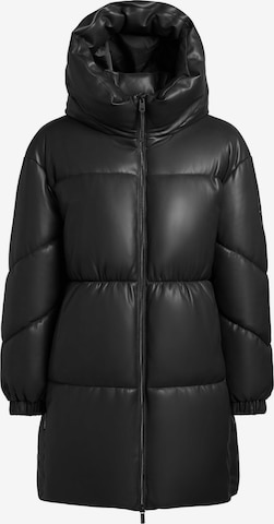 khujo Wintermantel 'Lorsa' in Schwarz: Vorderseite