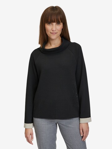 Betty Barclay Sweatshirt mit hohem Kragen in Schwarz