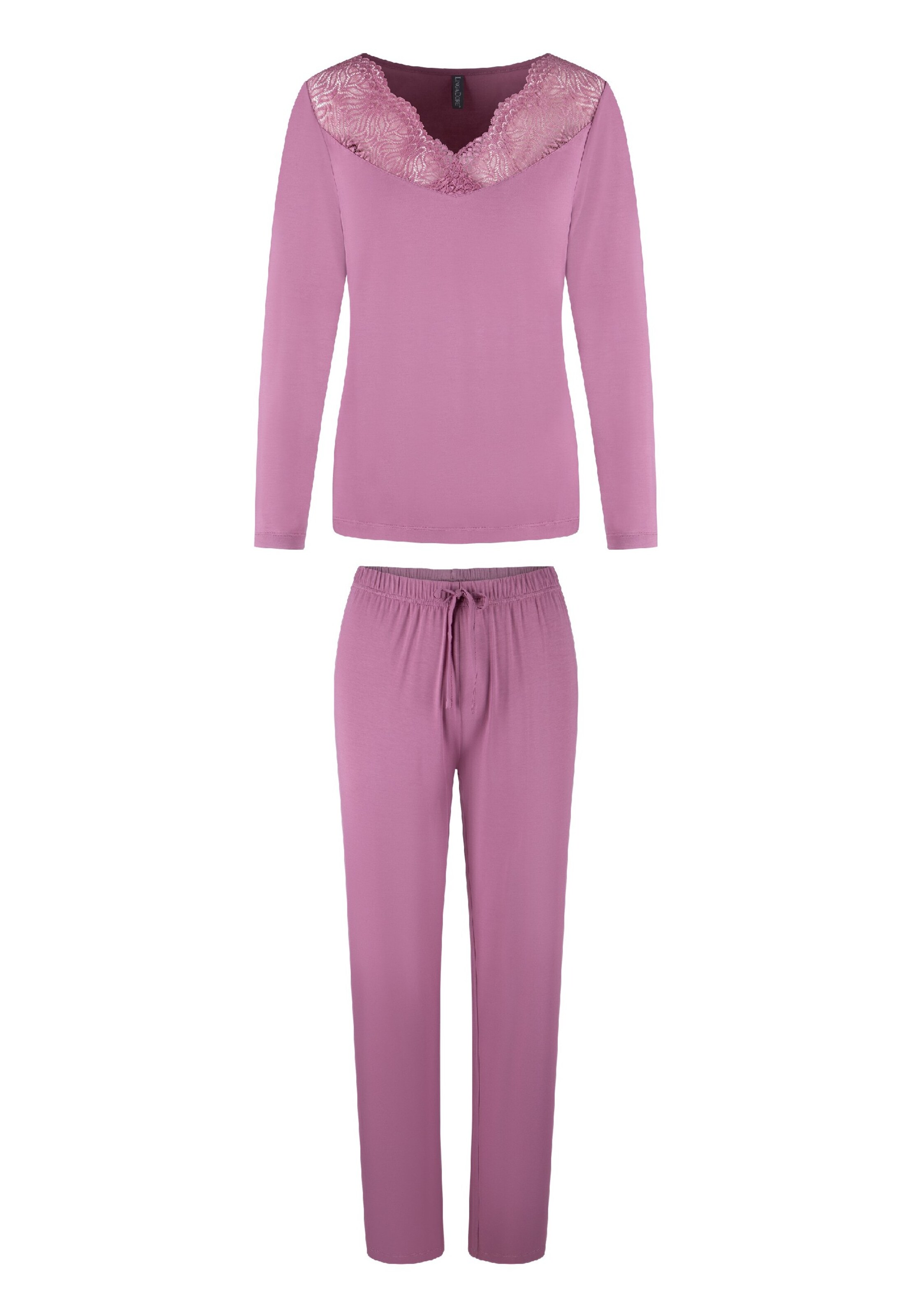 Pyjama LingaDore en violet : devant