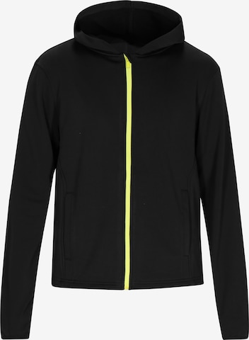 Mo ATHLSR Sweatjacke in Schwarz: Vorderseite
