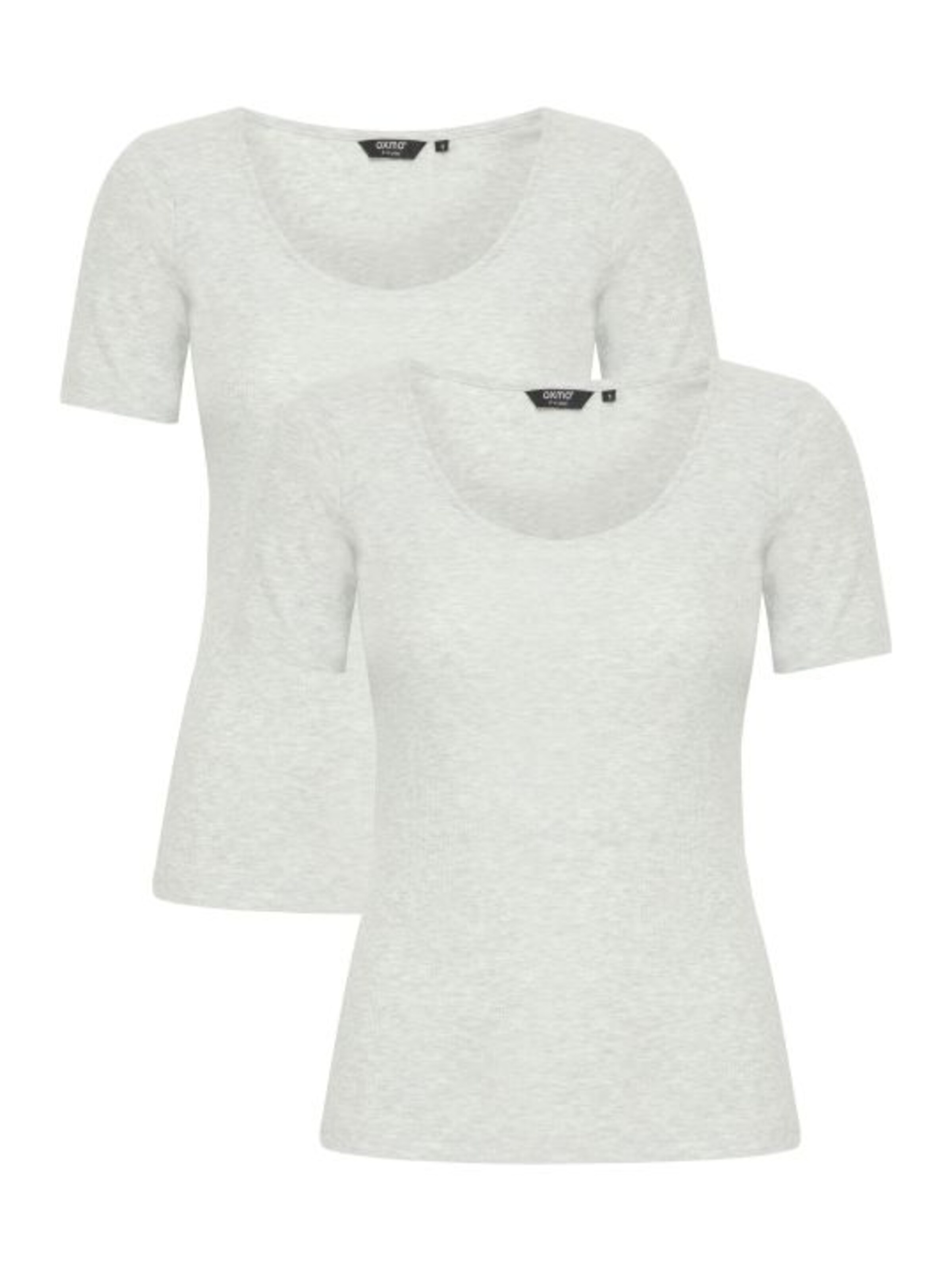 Maglietta 'Isan' di Oxmo in grigio: frontale