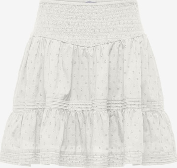 Jupe 'ONLKatti' ONLY en blanc : devant
