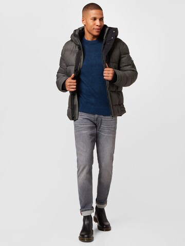 JACK & JONES كنزة صوفية 'OLLIE' بلون أزرق