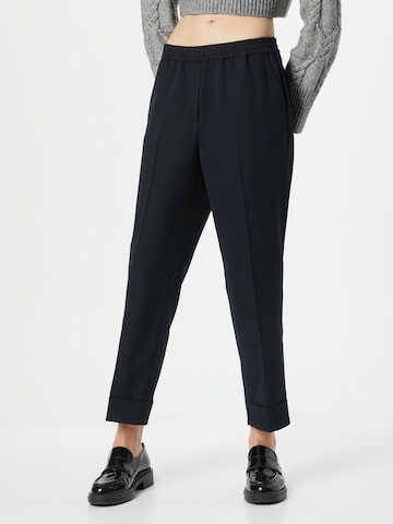 Someday Regular Trousers with creases 'Culane' in Blue: front