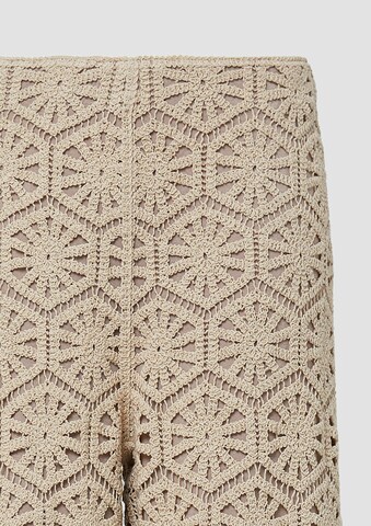 s.Oliver BLACK LABEL Wide leg Broek in Beige