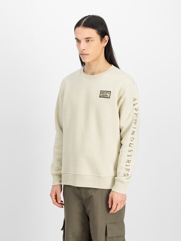 ALPHA INDUSTRIES Свитшот в Бежевый: спереди