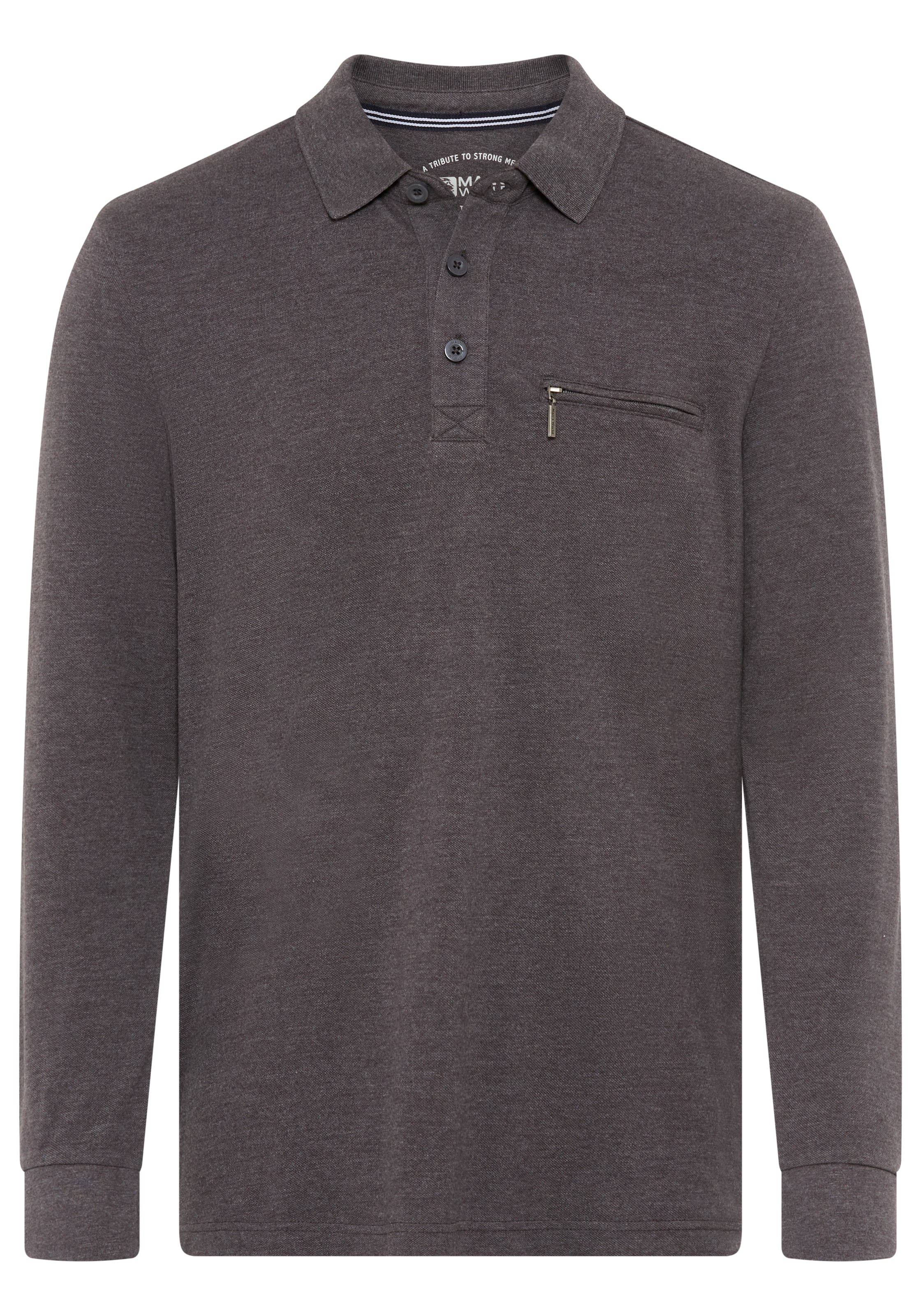 Man's World Shirt in Grey: front