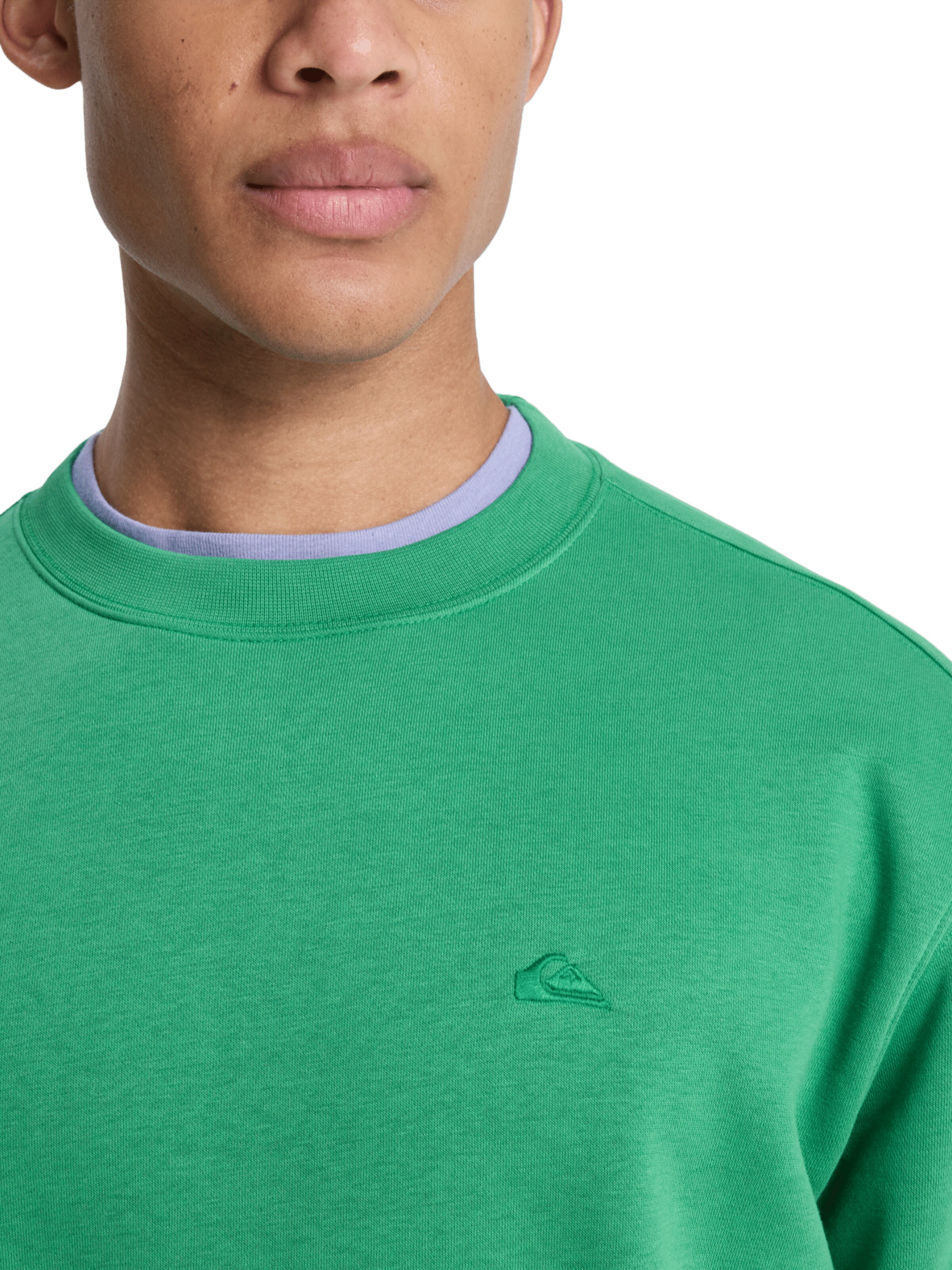 QUIKSILVER Sweatshirt 'Salt Water' in Green