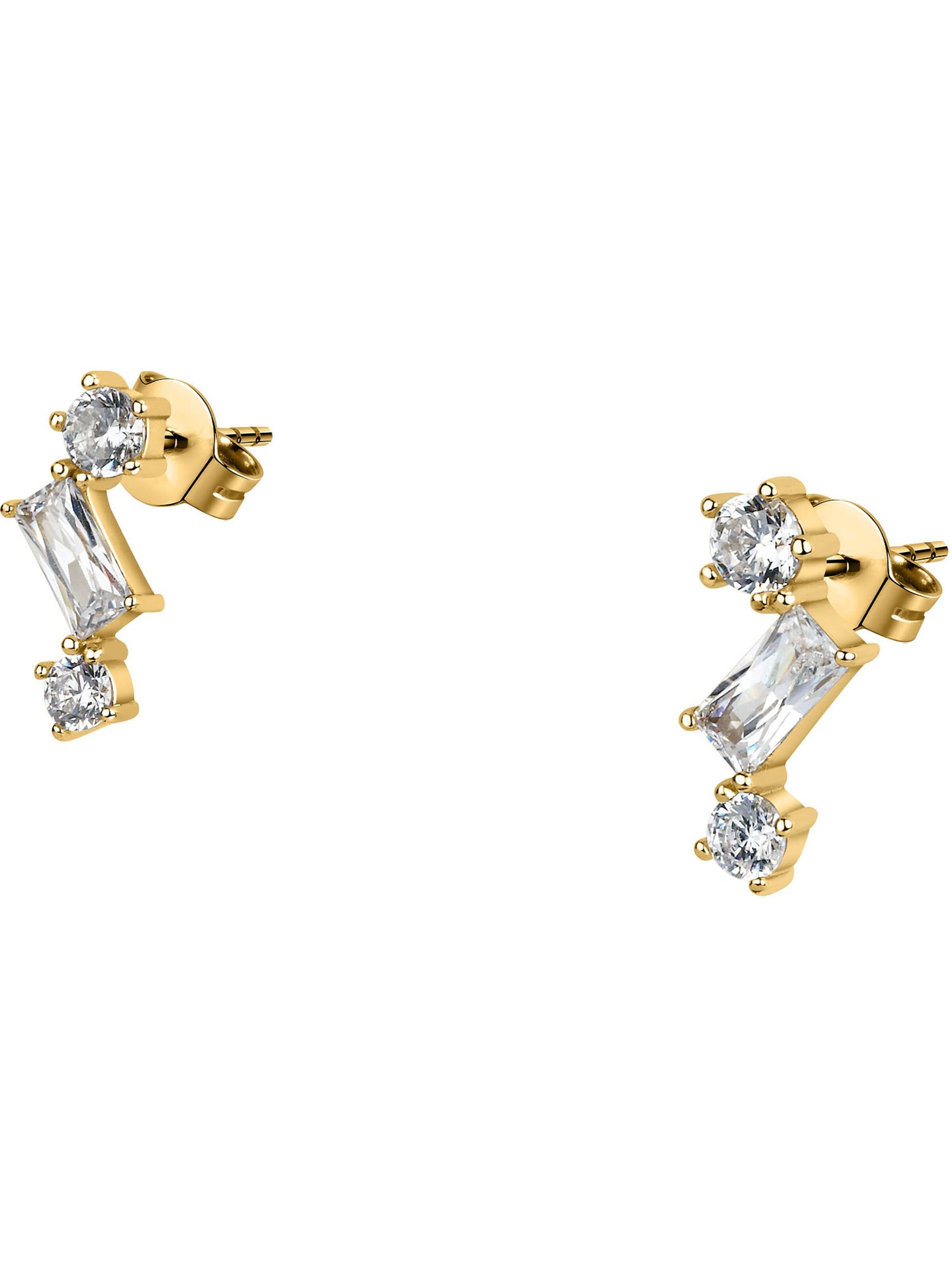 CHRIST Earrings in Yellow: front