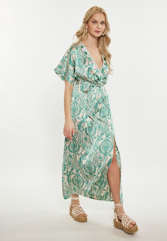 Rochie de la IZIA pe verde