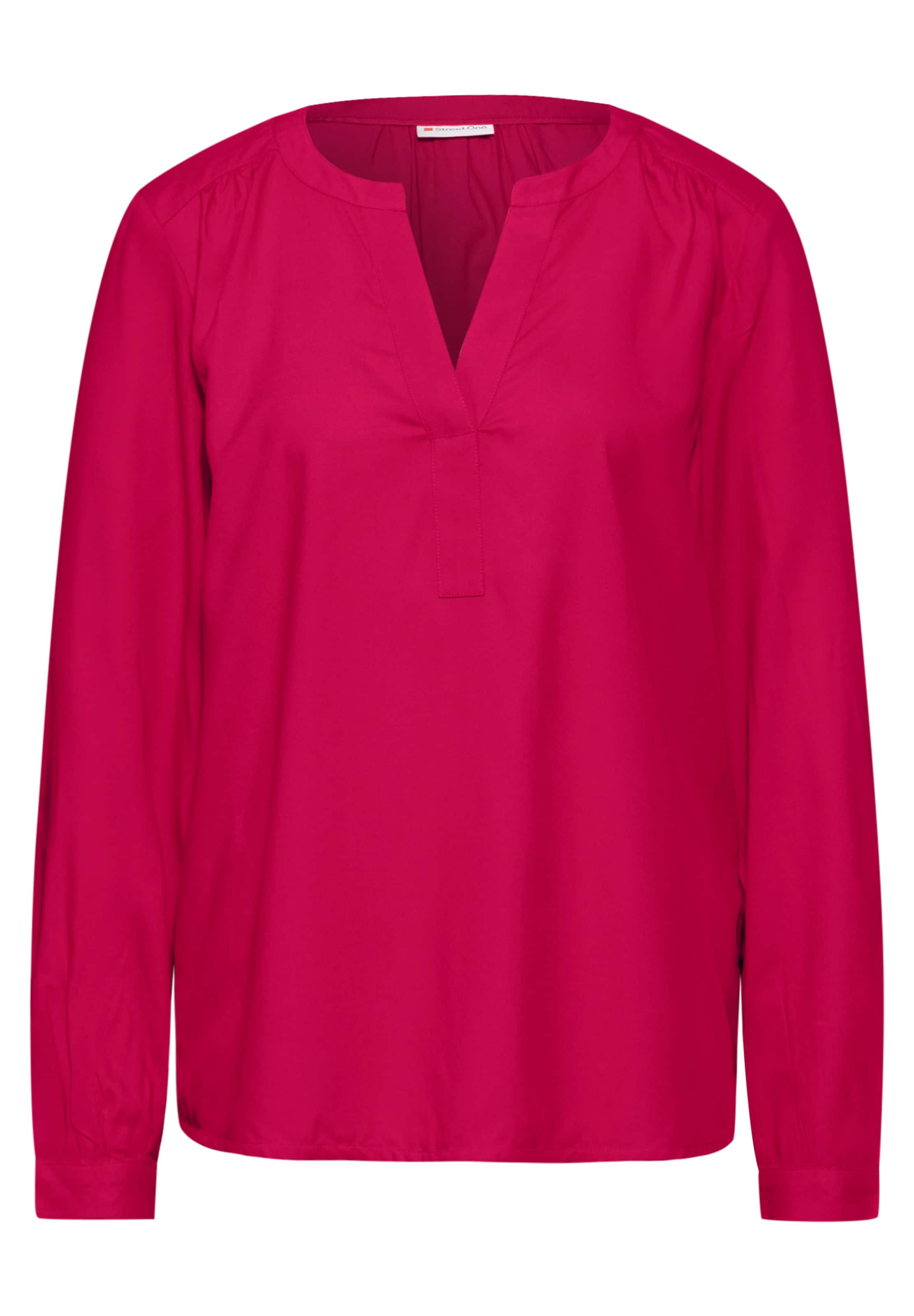 STREET ONE Tunika in Unifarbe in Pink: Vorderseite