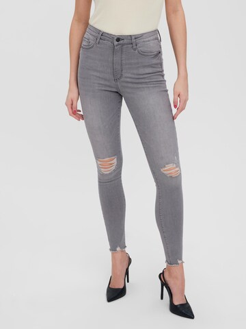 VERO MODA Skinny Jeans 'Sophia' in Grijs: voorkant