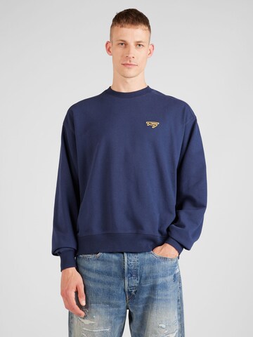 Tommy Jeans Sweatshirt in Blauw: voorkant