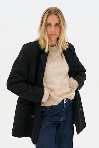 My Essential Wardrobe Overgangsfrakke 'Frannie' i sort: forside
