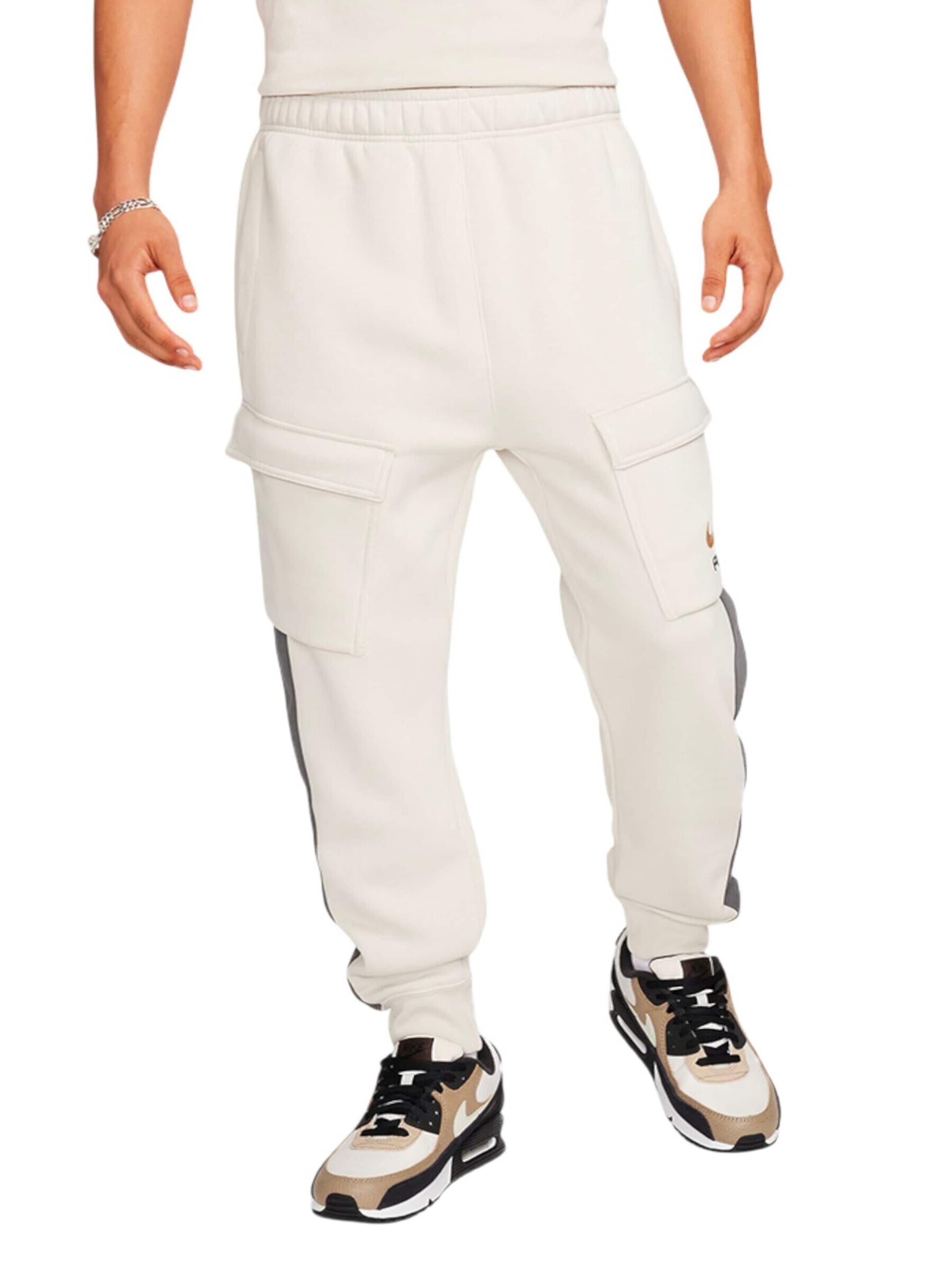 Tapered Pantaloni 'Air' di Nike Sportswear in bianco: frontale