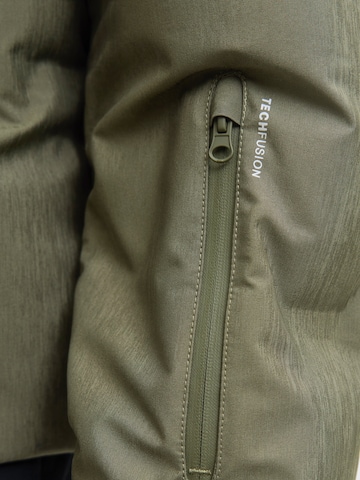 JACK & JONES Vinterjakke 'JCOFUSION' i grøn