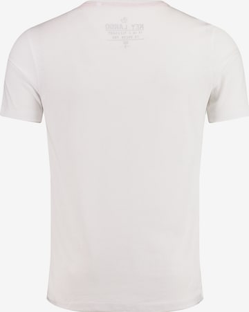 T-Shirt 'MT SPOKES' Key Largo en blanc