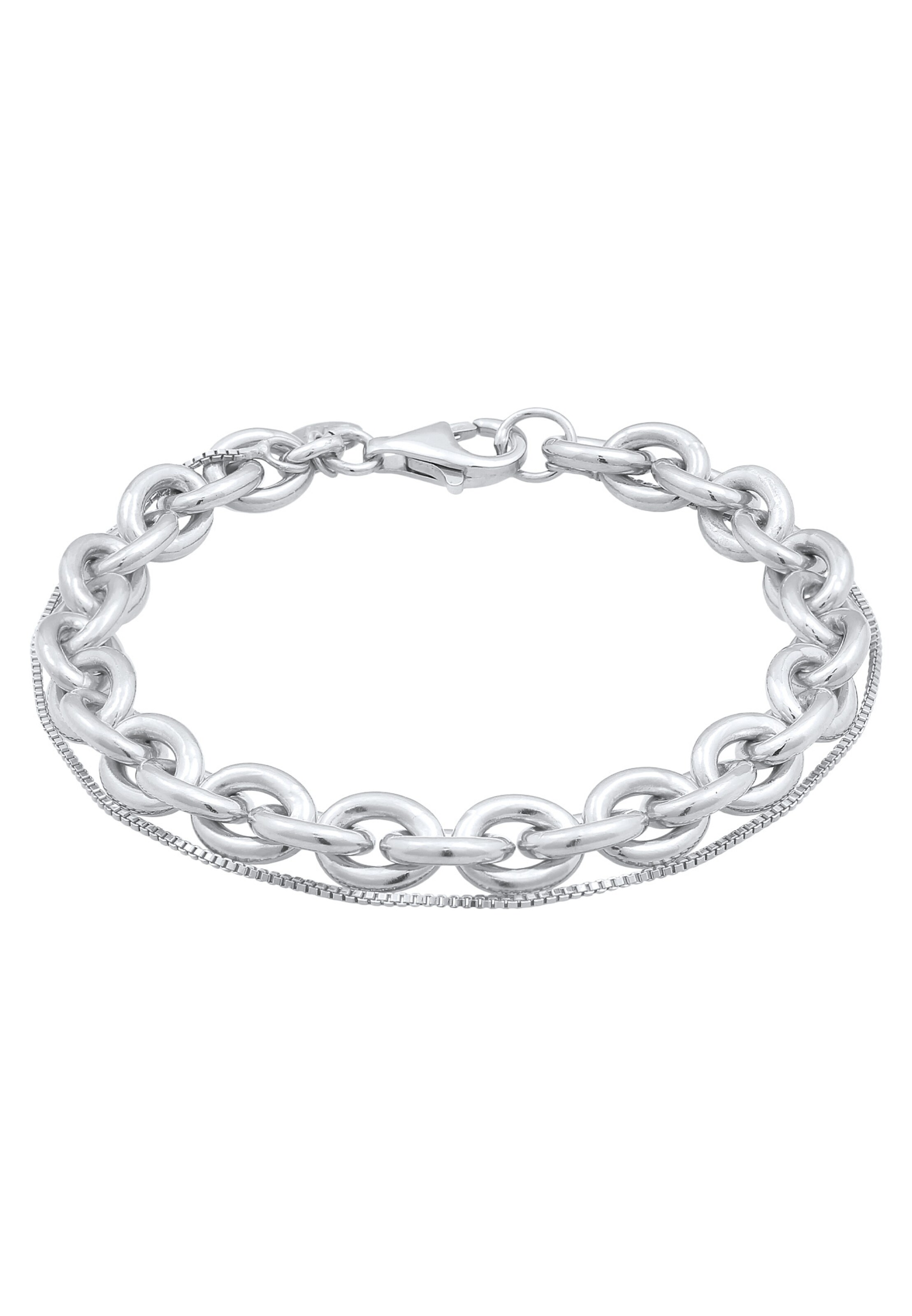 ELLI PREMIUM Armband in Silber: Vorderseite