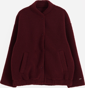 Aim'n Functionele fleece jas 'Pile Coach' in Rood: voorkant