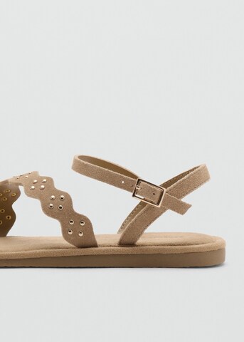 MANGO KIDS Sandals 'Waves' in Beige