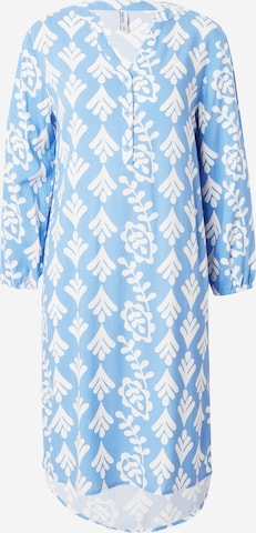 Robe-chemise Sublevel en bleu : devant