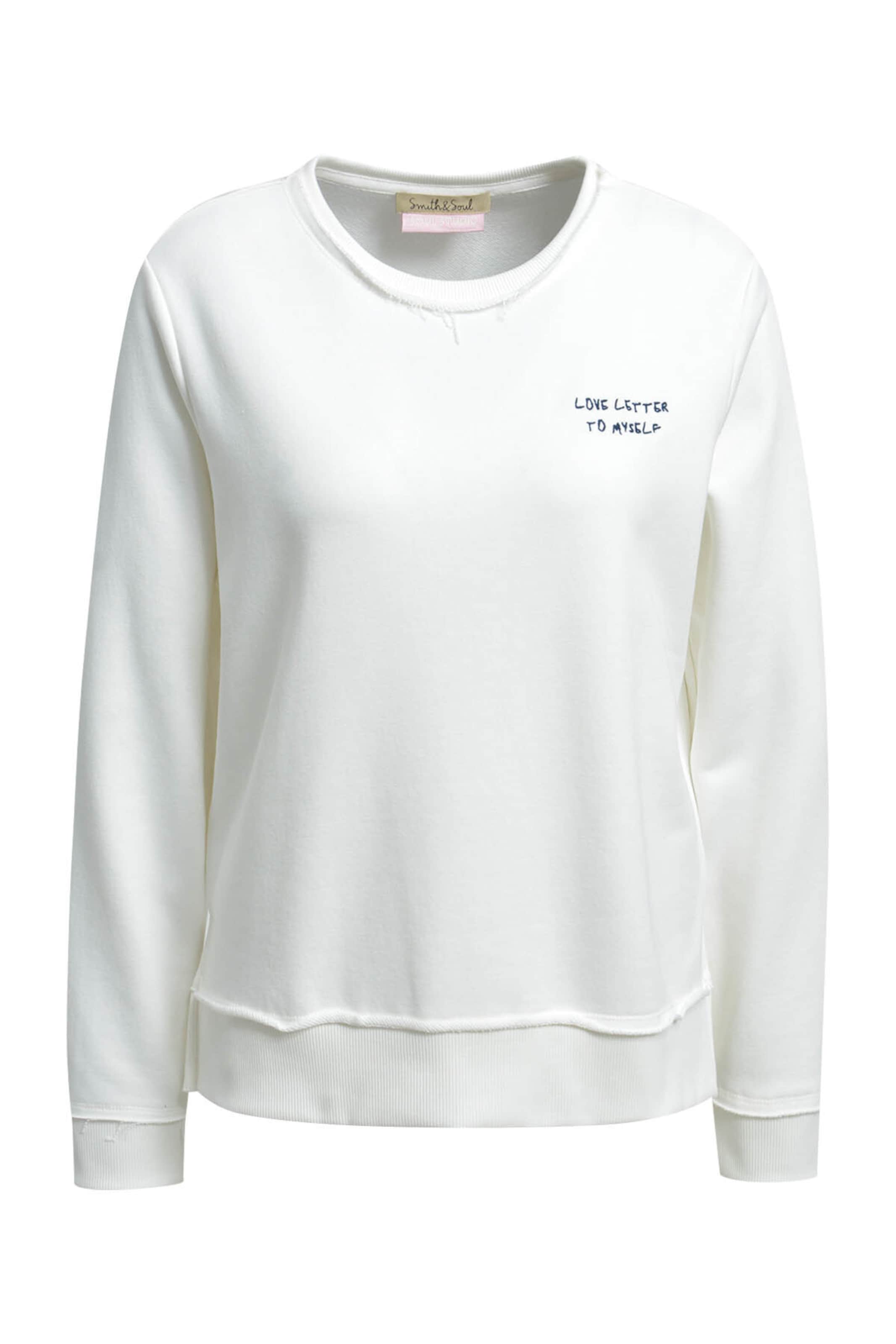 Smith&Soul Sweatshirt in White: front